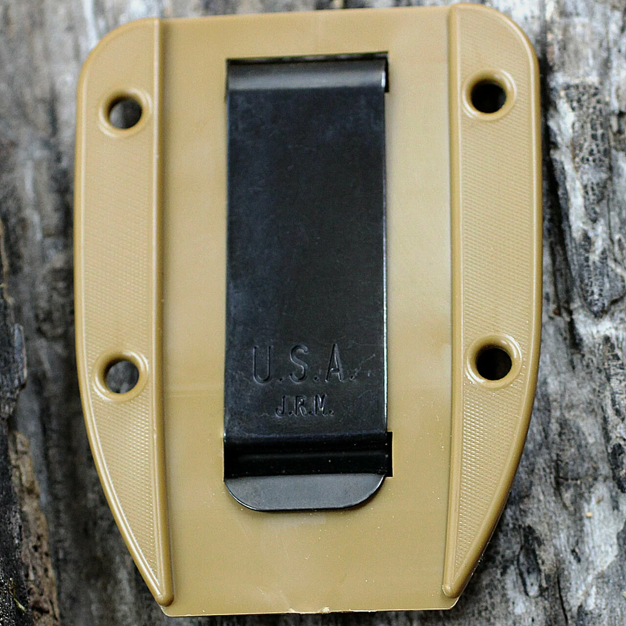 Wholesale 🌟 ESEE Knives, 4P, Black Blade, Plain Edge, Micarta Handle, Coyote Brown Molded Sheath and Clip Plate 🔔 2 Wholesale 🌟 ESEE Knives, 4P, Black Blade, Plain Edge, Micarta Handle, Coyote Brown Molded Sheath and Clip Plate 🔔 - Image 2