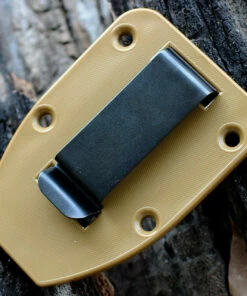 Flash Sale ❤️ ESEE Knives ESEE 3SM-MB Combo Edge, Modified Pommel, Coyote Brown Molded Sheath w/ MOLLE Back 💯 -Automatic Knives shop brown clip plate 5 55513.1566589552