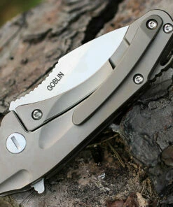 Deals 😀 Bestech T1711A Goblin, 2" CPM-S35VN Plain Blade, Titanium Handle w/Carbon Fiber Inlay 💯 -Automatic Knives shop bt1711a 89392.1566585955