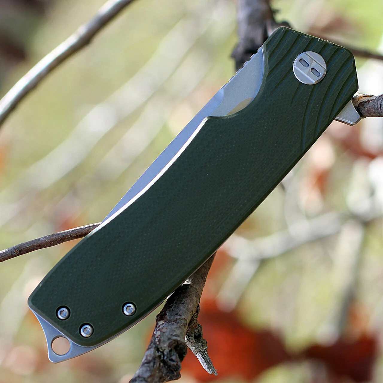 Budget ๐ Bestech G01B Lion, 3.5" D2 Plain Blade, OD Green G-10 Handle ๐งจ 3 Budget ๐ Bestech G01B Lion, 3.5" D2 Plain Blade, OD Green G-10 Handle ๐งจ - Image 3