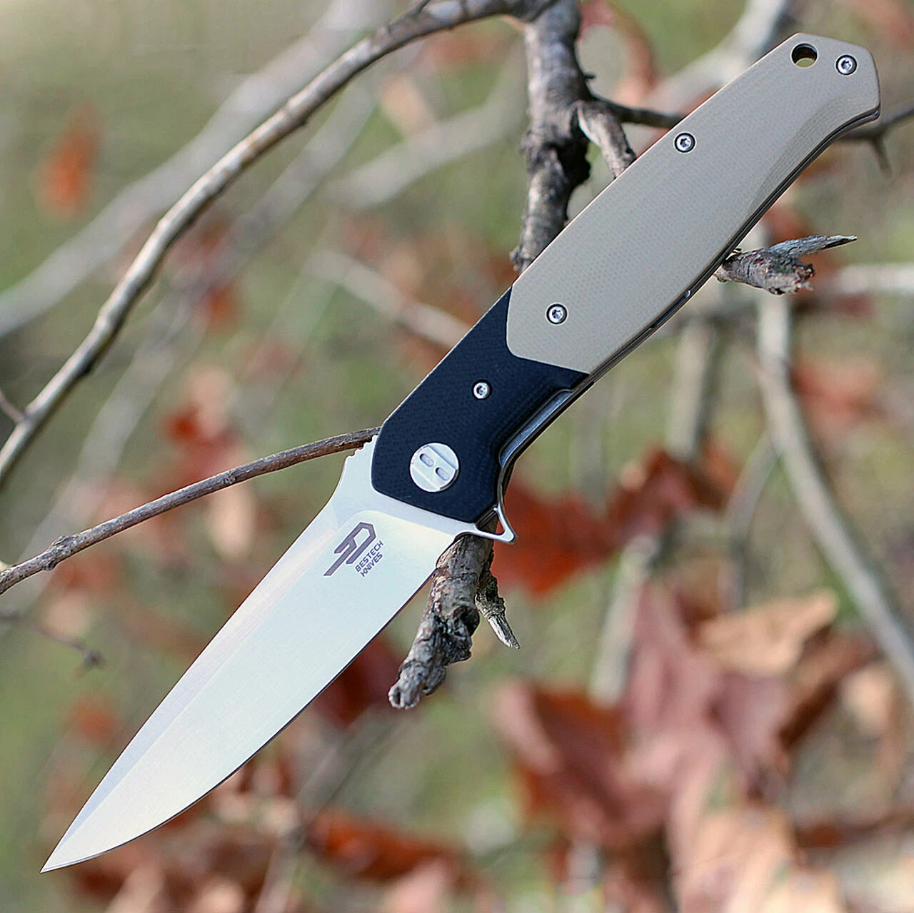 Wholesale 🧨 Bestech G03B Swordfish, 4" D2 Plain Blade, Black & Beige G-10 Handle 🤩 1 Wholesale 🧨 Bestech G03B Swordfish, 4" D2 Plain Blade, Black & Beige G-10 Handle 🤩