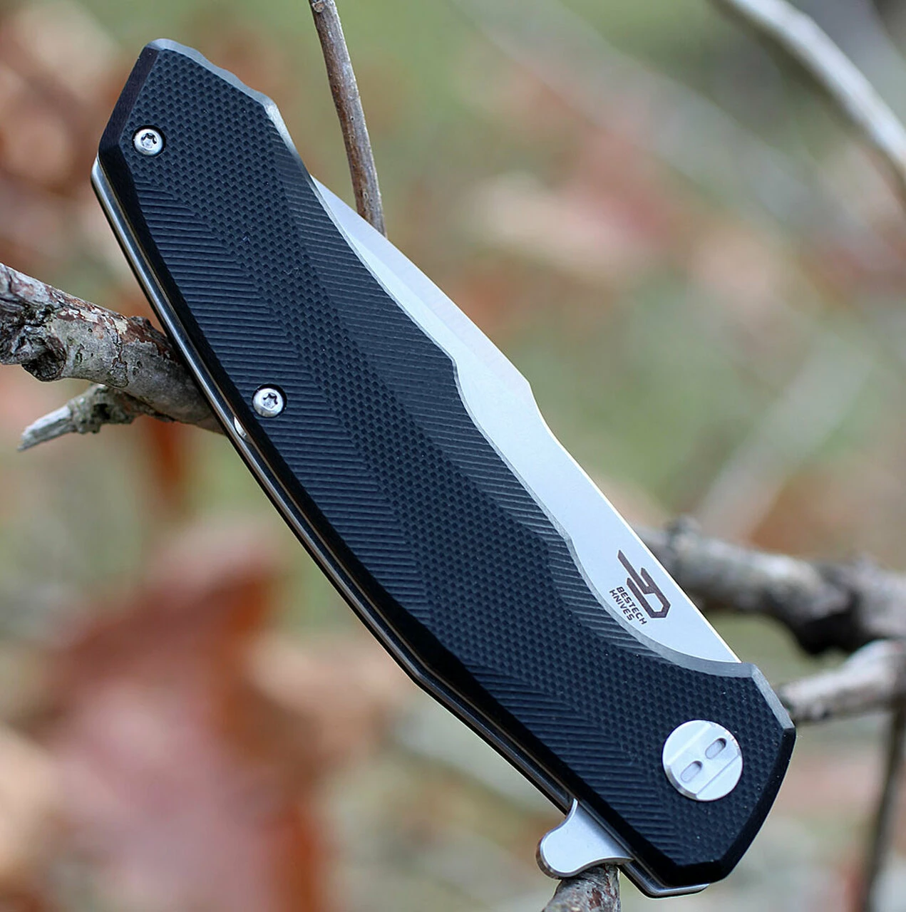 Brand new 😀 Bestech G04A Warwolf, 3.5" D2 Plain Blade, Black G-10 Handle ⭐ 4 Brand new 😀 Bestech G04A Warwolf, 3.5" D2 Plain Blade, Black G-10 Handle ⭐ - Image 4