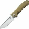 Best Pirce 😍 Bestech G05C1 Scimitar, 3.75" D2 Plain Blade, Tan G-10 Handle ⌛