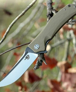 Brand new 🧨 Bestech G05C2 Scimitar, 3.75" D2 Plain Blade, Beige G-10 Handle ⌛