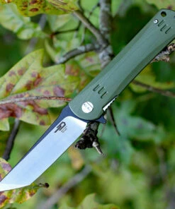 Best Sale 😀 Bestech G06B2 Kendo, 3.75" D2 Plain Blade, Green G-10 Handle 😀