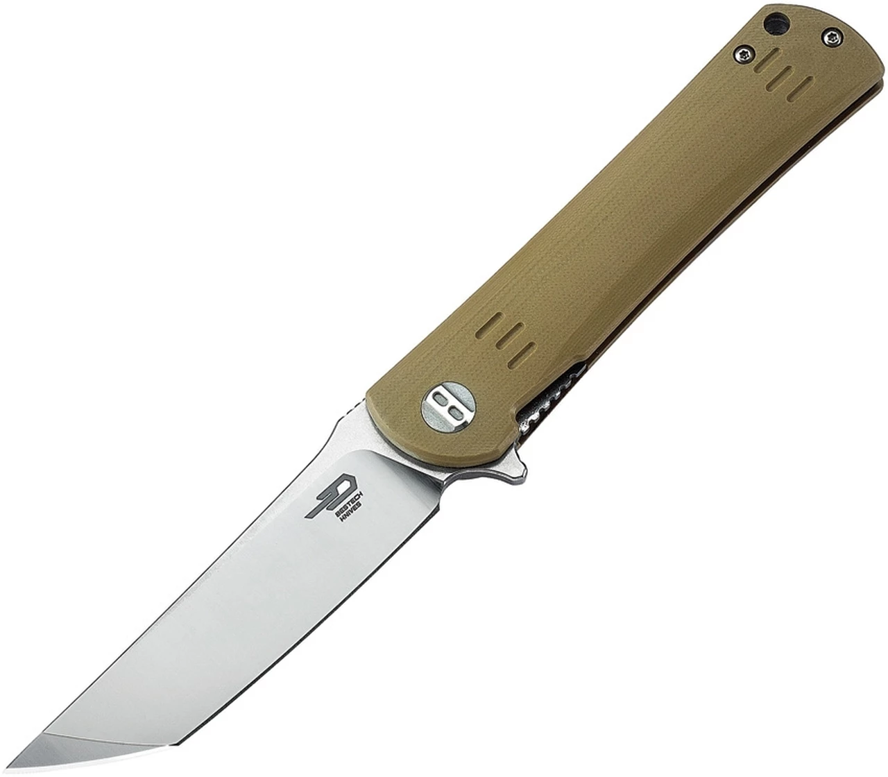 Budget ✨ Bestech G06C1 Kendo, 3.75" D2 Plain Blade, Beige G-10 Handle ✨ 1 Budget ✨ Bestech G06C1 Kendo, 3.75" D2 Plain Blade, Beige G-10 Handle ✨