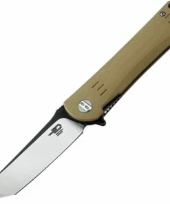 Best Pirce 🔔 Bestech G06C2 Kendo, 3.75" D2 Plain Blade, Tan G-10 Handle 🔔