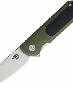 Flash Sale 🔔 Bestech G07A Pebble, 2.95" VG-10 Plain Blade, Green/Black G-10 Handle 🛒
