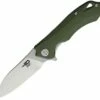 Best reviews of 🎉 Bestech BTKG11B2 Beluga, 3.0" Sandvick 12C27 Stonewash Plain Blade, Green G-10 Handle 🔥