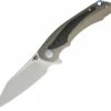 Buy ✔️ Bestech T1801C Pterodactyl, 3.6" CPM-S35VN Plain Blade, Bronze Titanium/Carbon Fiber Handle 🛒
