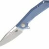 Buy 😀 Bestech T1802C Shrapnel, 3.5" CPM-S35VN Plain Blade, Blue Titanium Handle 🌟