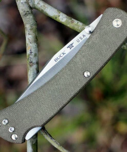 Budget ✔️ Buck Knives Buck 110ODS4 Slim Knife Pro, 3.75" S30V Plain Blade, OD Green Micarta Handle 😍 -Automatic Knives shop bu110ods4.3 18730.1566586285