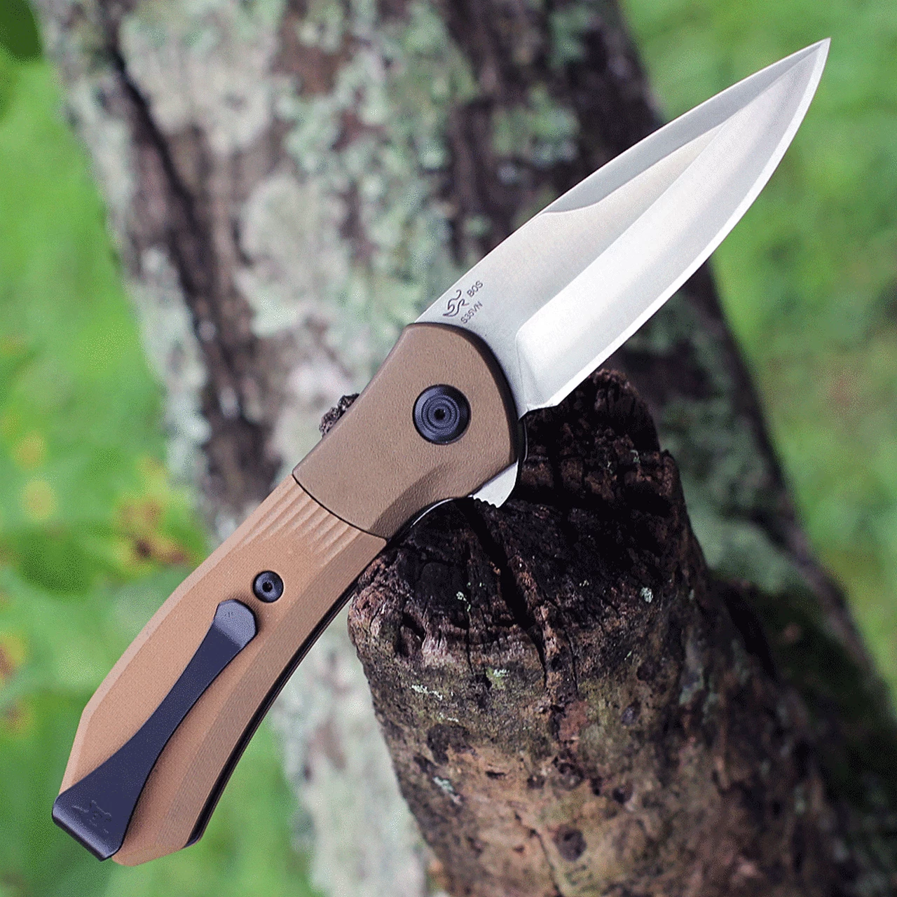 Buy 🎉 Buck Knives Buck Paradigm Assisted Open Knife 590BRS-B, 3" S35VN Satin Plain Blade, Brown Textured G-10 Handles ✔️ 2 Buy 🎉 Buck Knives Buck Paradigm Assisted Open Knife 590BRS-B, 3" S35VN Satin Plain Blade, Brown Textured G-10 Handles ✔️ - Image 2