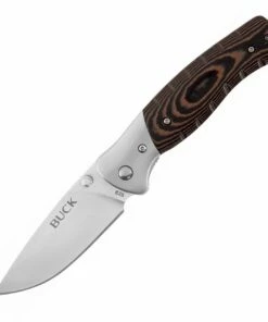 Budget 🧨 Buck Knives Buck 835BRS Small Selkirk, 3.25" 420HC Plain Blade, Brown/Black Micarta Handle 🔔
