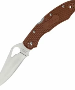 Discount 💯 Byrd Knives BYRD BY03PBN2 CARA CARA 2, 3.75" 8Cr13MoV Plain Blade, Brown FRN Handle 🔥