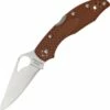 Budget 🛒 Byrd Knives BYRD BY04PBN2 Meadowlark 2, 2.875" 8Cr13MoV Plain Blade, Brown FRN Handle ❤️
