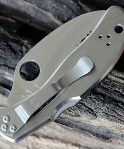Promo 🌟 Spyderco Knives Spyderco C08S Harpy, 2.75" VG-10 SpyderEdge Blade, Stainless Handle 🤩 -Automatic Knives shop c08s closed 52334.1566585886