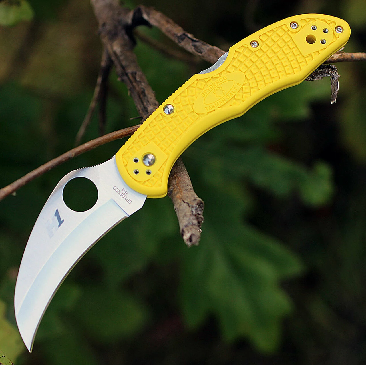 Coupon 💯 Spyderco Knives Spyderco Tasman Salt 2 FRN Yellow C106PYL2, 2.80 " H-1 Plain Blade 🛒 1 Coupon 💯 Spyderco Knives Spyderco Tasman Salt 2 FRN Yellow C106PYL2, 2.80 " H-1 Plain Blade 🛒