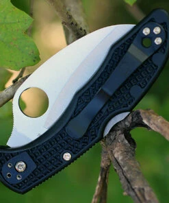 Best deal ❤️ Spyderco Knives Spyderco Tasman Salt 2 FRN Black C106SBK2, 2.80 " H-1 Serrated Blade 🧨 -Automatic Knives shop c106sbk2.2 1 38986.1566585936