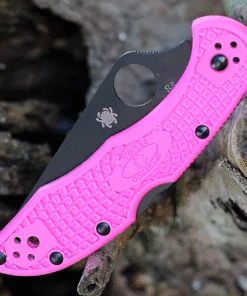 Cheap 🤩 Spyderco Knives Spyderco Delica 4 FRN Pink C11FPPNS30VBK, 2.90" CPM S30V Black Plain Blade, Pink FRN Handle 🎁 -Automatic Knives shop c11fppns30vbk.2 74791.1630510080