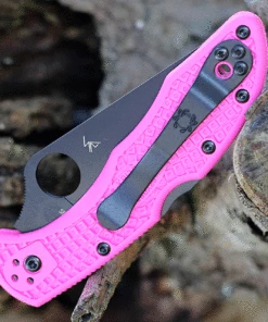 Cheap 🤩 Spyderco Knives Spyderco Delica 4 FRN Pink C11FPPNS30VBK, 2.90" CPM S30V Black Plain Blade, Pink FRN Handle 🎁 -Automatic Knives shop c11fppns30vbk.3 75944.1630510080