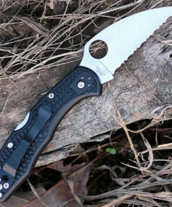 Cheap 😀 Spyderco Knives Spyderco C11FSWCBK Delica 4 Wharncliffe, 2.87" Serrated Edge, FRN Handles 🌟 -Automatic Knives shop c11fswcbk.3 32022.1566585932