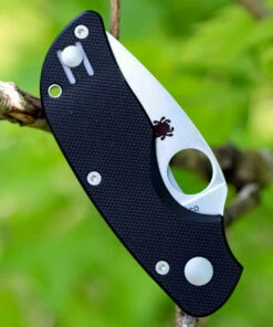 Hot Sale 🌟 Spyderco Knives Spyderco Cat G-10 C129GP, 2.438" BD1 Plain Blade, G-10 Handle 🧨 -Automatic Knives shop c129gp 57276.1566587207