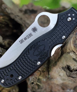 Flash Sale ✔️ Spyderco Knives Spyderco Rescue Thin Red Line 3.57" Satin Black FRN C14FBKRD3 🧨 -Automatic Knives shop c14fsbkrd3.4 52558.1626812362