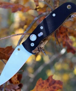 Coupon ✨ Spyderco Knives Spyderco C165GP2 Autonomy 2, LC200N Plain Blade, Black G-10 Handle 🤩