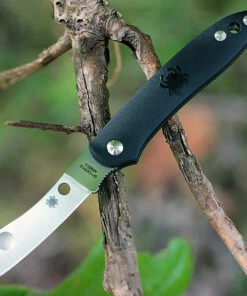 Coupon 🌟 Spyderco Knives Spyderco Roadie Slipjoint - Black FRN (2.09" N690co) C189PBK 🛒