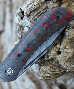 Cheapest 🧨 CIVIVI Knives CIVIVI Appalachian Drifter II - Red CF (3" Dam.) C19010C-DS2 🔥 -Automatic Knives shop c19010c ds2.3 34121.1631296973
