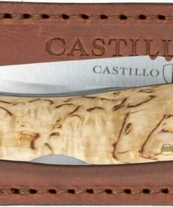 Wholesale 🌟 Castillo Knives Navaja Lockback Folding, C1CUB, 3" Satin Sandvik 14C28N Blade, Curly Birch Wood Handle ⭐ -Automatic Knives shop c1cub 3 71516.1611161688