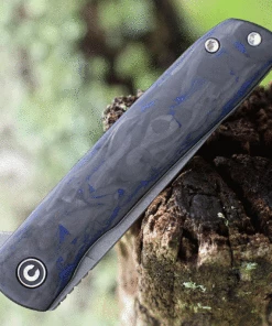 Flash Sale ⭐ CIVIVI Knives CIVIVI Bo Front Flipper - Blue/Blk CF (3" Nitro-V Gray SW) C20009B-A 🎁 -Automatic Knives shop c20009ba.3 10281.1629391516