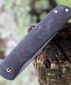 Discount 🎉 CIVIVI Knives CIVIVI Bo Front Flipper - Red/Blk CF (3" Nitro-V Gray SW) C20009B-B 😀 -Automatic Knives shop c20009bb.3 19191.1629400386
