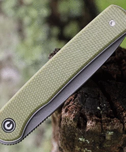Best Sale 👍 CIVIVI Knives CIVIVI Stylum - Olive Micarta (2.96" 10Cr15CoMoV Gray SW) - C20010B-B 🛒 -Automatic Knives shop c20010bb.3 81349.1629401532