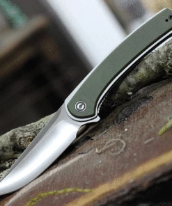 Cheapest 🛒 CIVIVI Knives CIVIVI Asticus C2002A, 3.80" D2 Satin Drop Point Plain Blade, OD Green G-10 Handles ✨