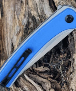 Outlet 🔥 CIVIVI Knives CIVIVI Asticus C2002C, 3.80" D2 Satin Drop Point Plain Blade, Blue G-10 Handles 🎉 -Automatic Knives shop c2002c.3 44608.1628004963