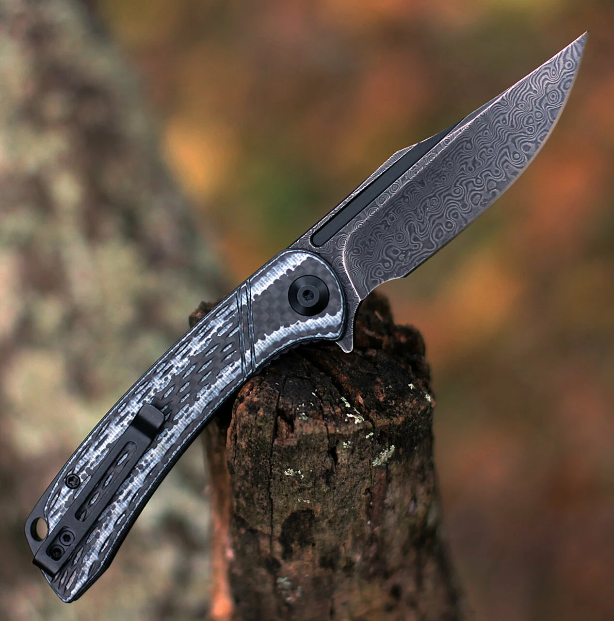 Best reviews of 🌟 CIVIVI Knives CIVIVI 🦮 Dogma Linerlock C2014DS-1, 3.46"" Damascus Steel Blade, Layered White G10 and Carbon Fiber Handles 🤩 2 Best reviews of 🌟 CIVIVI Knives CIVIVI 🦮 Dogma Linerlock C2014DS-1, 3.46"" Damascus Steel Blade, Layered White G10 and Carbon Fiber Handles 🤩 - Image 2
