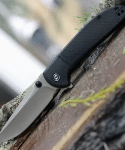 Best Pirce 🔥 CIVIVI Knives CIVIVI Badlands Vagabond C2019D, 3.25" 9Cr18MoV Satin Drop Point Blade, Black FRN Handles 👍