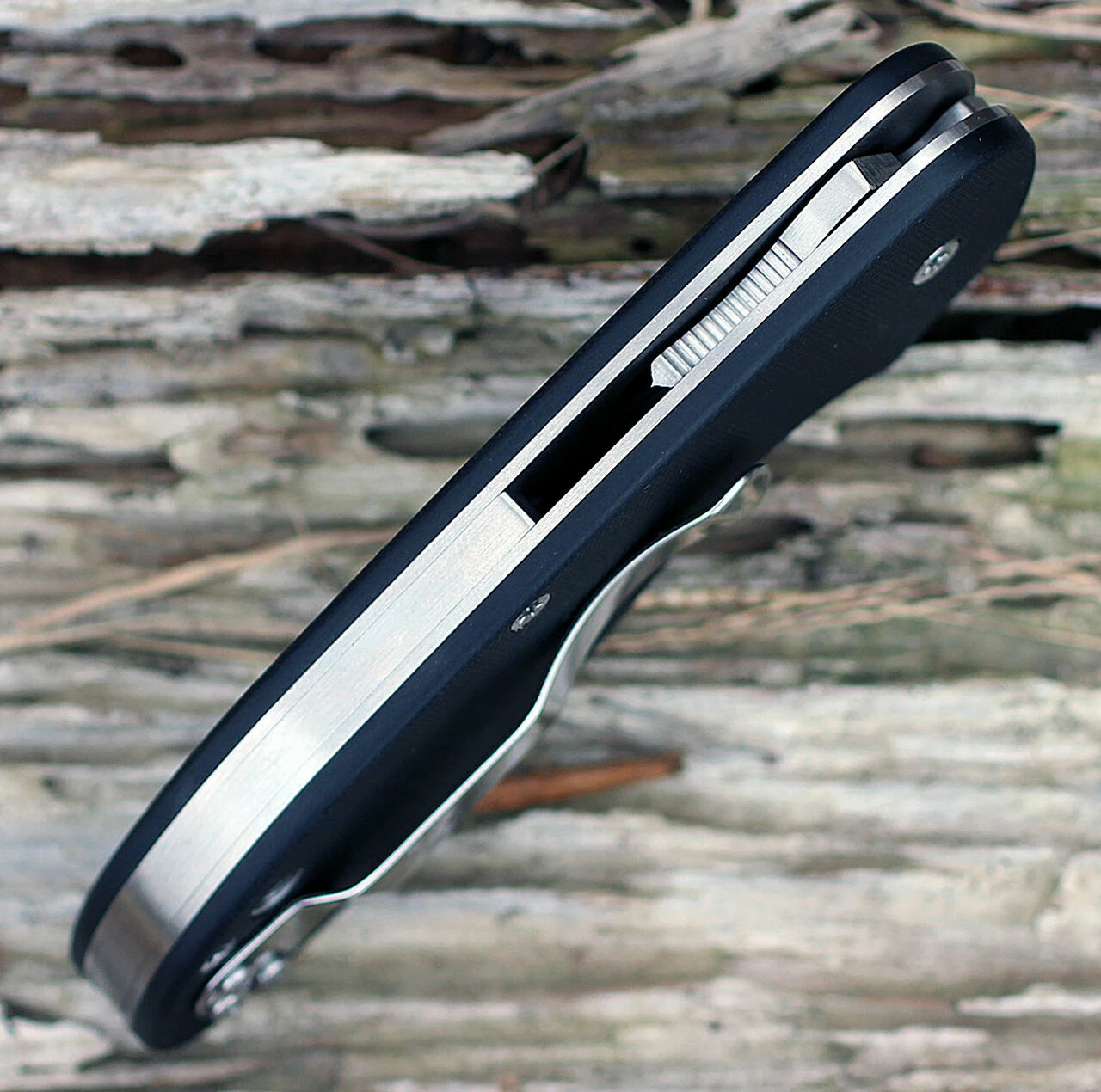 Budget ✨ Spyderco Knives Spyderco Efficient G-10 Black C216GP, 2.98" 8Cr13MoV Plain Blade 👏 6 Budget ✨ Spyderco Knives Spyderco Efficient G-10 Black C216GP, 2.98" 8Cr13MoV Plain Blade 👏 - Image 6