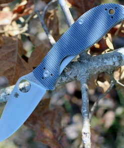 Best deal ❤️ Spyderco Knives Spyderco Polestar G-10 Grey C220GPGY, 3.30" CTS BD1 Plain Blade 🧨