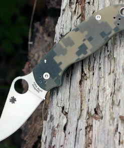 Buy 👍 Spyderco Knives Spyderco Para Military 3 G-10 Digital Camouflage C223GPCMO, 2.95" CPM S45V Plain Blade 🧨