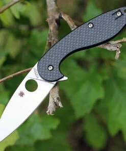 Buy 😀 Spyderco Knives Spyderco Paul Alexander Sliverax Carbon Fiber/G-10 C228CFP, 3.48" CPM S30V Plain Blade 💯