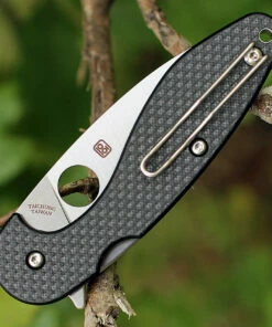 Buy 😀 Spyderco Knives Spyderco Paul Alexander Sliverax Carbon Fiber/G-10 C228CFP, 3.48" CPM S30V Plain Blade 💯 -Automatic Knives shop c228cfp.3 67973.1566585890
