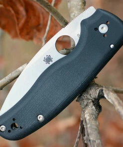 Outlet 😍 Spyderco Knives Spyderco Shaman G-10 Scales C229GP, 3.58" CPM S30V Plain Blade 🎁 -Automatic Knives shop c229gp.3 14597.1566585885