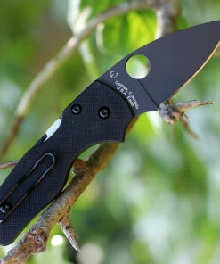 Deals ⌛ Spyderco Knives Spyderco C230GPBBK Lil' Native, 2.5" CPM S30V Plain Black Blade, Black G-10 Handle 🔥 -Automatic Knives shop c230gpbbk 52043.1566585945