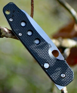 New 🌟 Spyderco Knives Spyderco C240CFP Smock, 3.45" CPM S30V Plain Blade, Carbon Fiber/G-10 Handle 🔔 -Automatic Knives shop c240cfp.3 13829.1566585962