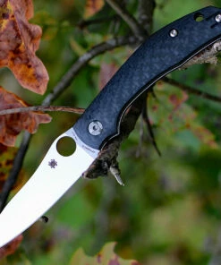 Top 10 ✨ Spyderco Knives Spyderco Kapara C241CFP, 3.58" CPM S30V Plain Blade, Carbon Fiber Handle 🔔