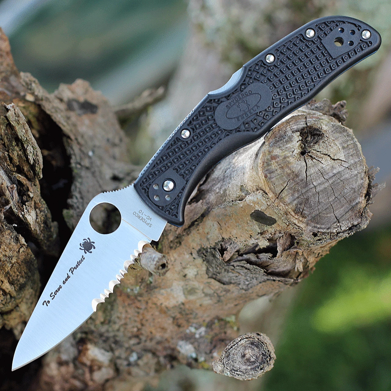 Best deal ๐งจ Spyderco Knives Spyderco Endela Thin Blue Line - Black FRN (3.41" VG-10 Combo) C243FPSBKBL ๐ฅ 1 Best deal ๐งจ Spyderco Knives Spyderco Endela Thin Blue Line - Black FRN (3.41" VG-10 Combo) C243FPSBKBL ๐ฅ