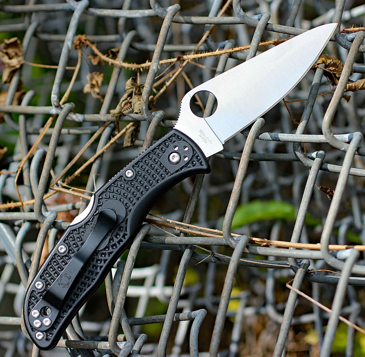 Best Pirce 🎉 Spyderco Knives Spyderco Endela Lightweight C243PBK, 3.41" VG-10 Plain Blade, Black FRN Handle 😀 2 Best Pirce 🎉 Spyderco Knives Spyderco Endela Lightweight C243PBK, 3.41" VG-10 Plain Blade, Black FRN Handle 😀 - Image 2